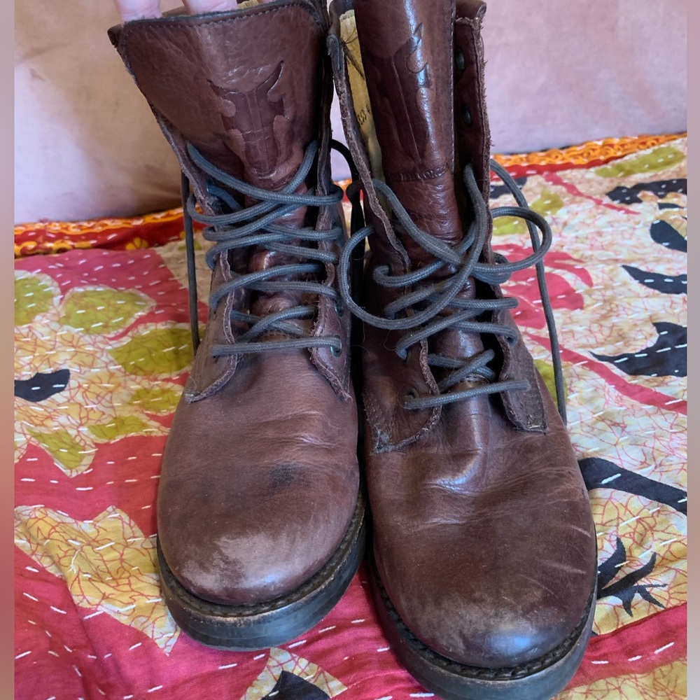 Frye Veronica Combat Boots - image 1